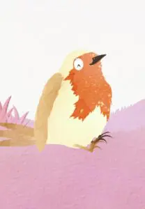 Krafttierkarte „Rotkählchen“ – Illustration aus dem monjogh Kartenset