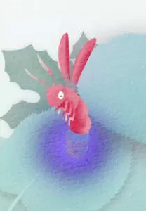 Krafttierkarte „Glühwürmchen“ – Illustration aus dem monjogh Kartenset